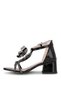 Elit Ob-F-750-26Y Filet Girls' Evening Dress Shoes Black - 4