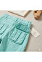 Boy's Mint Green Cargo Pocket Detail Canvas Shorts - 5