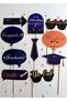 Set of 10 Graduation Themed Speech Balloons - Graduation Topper - 2
