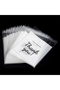 Thank You Printed 50 Pieces Self-Adhesive Transparent Gift Bags 10X10 cm - 2