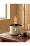 Ultrasonic Essential Oil Diffuser with Flame Appearance Ambient Humidifier