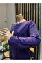 Women's Combed Cotton Blouse for Middle Ages and Above with Viscose Sparkling Branches and Stones - 2