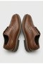 Gr0481 Genuine Leather Brogue Style Top Quality Double Color Thick EVA Sole Sports Classic Brown Shoes - 2