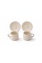 2-Piece Porcelain Espresso Cup Set – 90 ml – 4 Pieces – White - 4