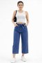 Women's Oversized Trend Wide Leg Jeans (Denim) Shorts - the Trend of the Summer - 2