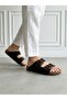 Genuine Suede Leather Slipper Unisex – Orthopedic Anatomical Natural Cork Sole Slipper - 3