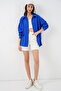Women's Long Oversized Shirt 20334 - Cobalt - 2