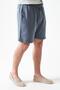 Men's Anthracite Baggy Double Leg Muslin Shorts - 4