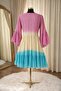 Women’s Boho Embroidered Mini Dress - 5