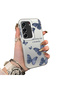 Tecno Camon 40(Cm5) Compatible Hard Acrylic Back Silicone Edge Lens Protection Butterfly Case