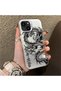 iPhone 13 Mini Compatible Hard Acrylic Back Silicone Edge Lens Protection Case - 2