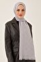 Ariva g Desen Jacquard Cotton Piece Shawl - Gray - 5