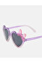 Girls Purple Heart Shape Sunglasses - 3