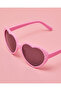 Girls Heart Shaped Sunglasses With Character Embellished Case - 4