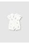 Newborn Baby Girl Double Jumpsuit Set Cream - 3