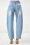 Women's High Waist Jeans 30081 - Light Blue - 8