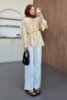 Frilly Shirt Beige - 2