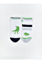 Nevavm Patterned Boys' Booties Socks with Difference in Color, Pack of 7 - 2