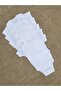 Pack of 5%100 Organic Cotton Short Sleeve Envelope Collar Baby Bodysuits with Snap Fasteners - 4