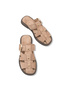 Delavana Mink Women's Suede Buckle-Studded Daily Comfortable Stylish Sabo Slippers - 3
