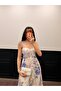 Women's Pastel Floral Print Strap Dress - 5