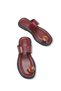 Elovisa Burgundy Rustic Women's Flip Flops with Stone Detail, Daily Comfortable and Stylish Slippers - 3