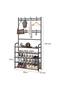 5 Tier Home Entryway Multi- Functional Shoe and Hat Rack - 2