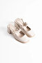Beige Skin Women's Heeled Shoes Tr02Ms03D - 3