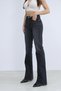 Uca Jean Women's High Waist Flare Smoked Jean Pants - 5