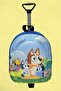 Kindergarten Nursery Children's Themed Bluey 3D Color Printed Squeegee Wheeled School Bag and Backpack - 8