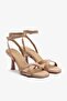 Cruze Nude Leather Women's Heeled Shoes - 5