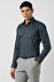 Men Slim Fit Long Sleeve Shirt - 4