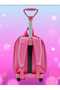 Girl Child 3-6 Years Old Minnie Mouse 5D Printed Wheeled Kindergarten Nursery School Bag and Backpack - 2