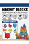 100-piece colorful geometric shape magnetic building blocks 3d magnet construction play set - 4