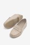 Women's Beige Suede Thermo Non-Slip Sole Loafers Oxford Women's Shoes - 2