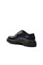 Navy Blue Genuine Leather Men's Classic Shoes Premium - 4
