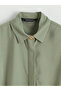 Lcw Everyday Green Belted Women's Shirt Tunic - 2