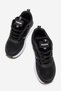 Side Stripe Leather Women's Sports Shoes Black White - 5