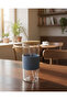 Bamboo Glass Mug with Lid and Straw - 400ml - 4