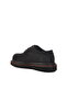 Black Nubuck Genuine Leather Men's Classic Shoes - 4