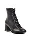 Black Women's Heeled Boots - 3