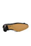 Black Leather Women's High Heeled Shoes - 5