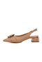 Beige Women's Evening Dress Shoes - 2
