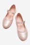 Beret with Stones Buckled Children's Ballet Flats Pudra Si̇m - 5