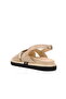 Beige Women's Flat Sandals - 4
