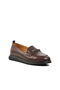 Brown Women's Loafer Shoes - 3