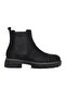 Black Suede Genuine Leather Men's Chelsea Boots
