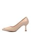 Beige Women's Heeled Stiletto Shoes - 2