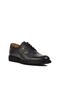 Black Genuine Leather Men's Classic Shoes - 3