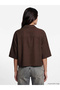 Lcw Vision Brown Oversize Women's Shirt - 2